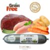 Salamotto di carne per cani al Manzo Grain Free 500gr